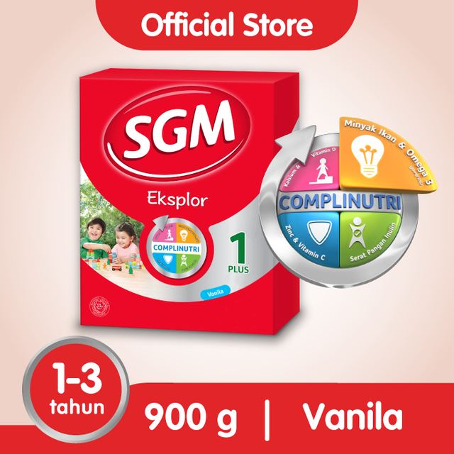 SGM Eksplor 1 Plus Complinutri Vanila Susu Pertumbuhan