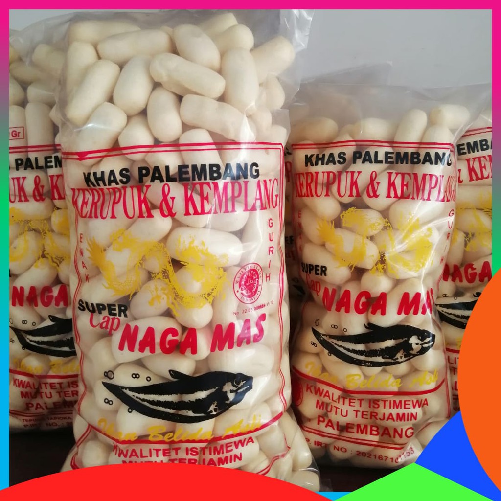 

Kerupuk Getas Super Asli Palembang By Naga Mas 1 Kilogram Kemasan 250 Gram Dan 500 Gram