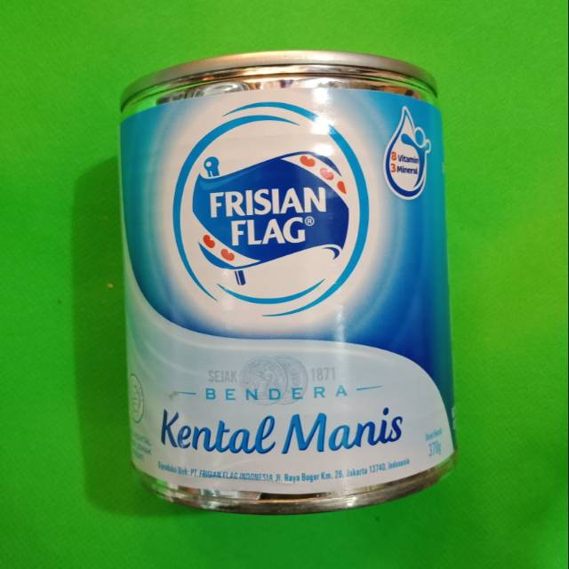 

Susu bendera Frisian Frag kaleng 370g