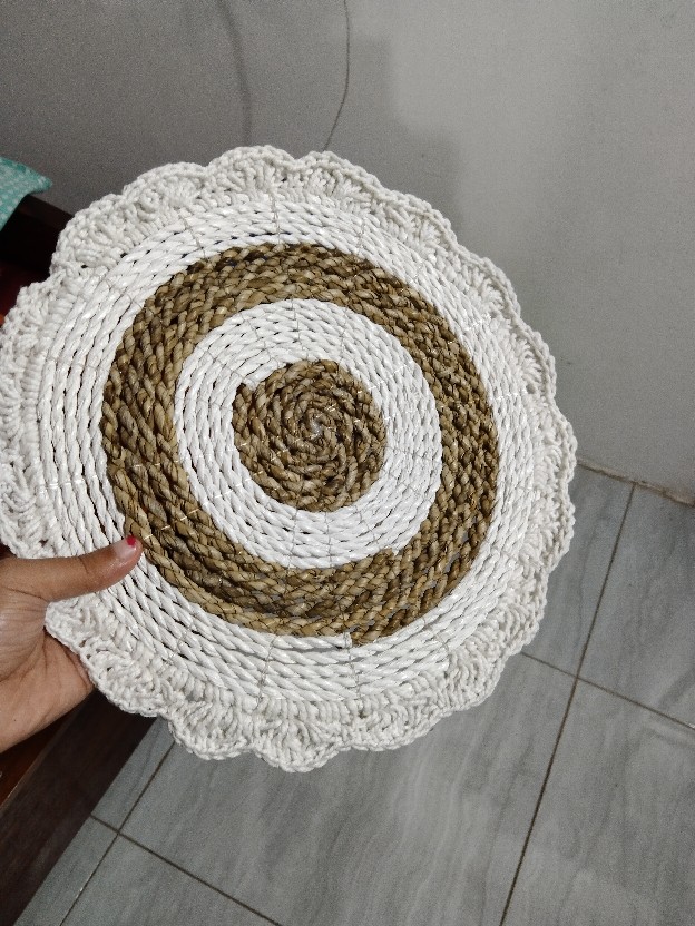 Placemat Rajut/placemat Renda/walldecor/placemat Macrame/macrame