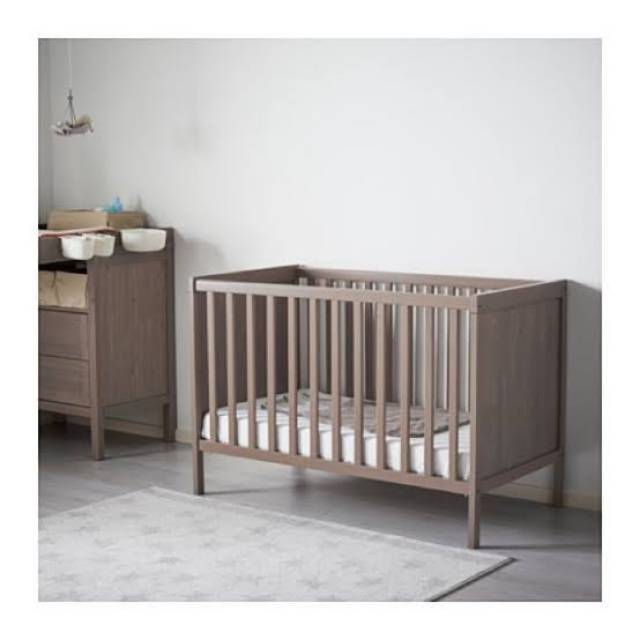 ikea cot and change table
