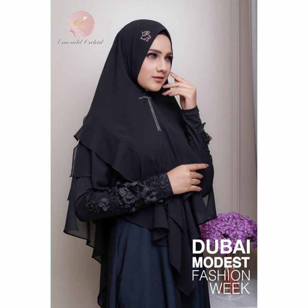 Syari EMERALD by Chayra Tika Ramlan/ Set Dress Khimar