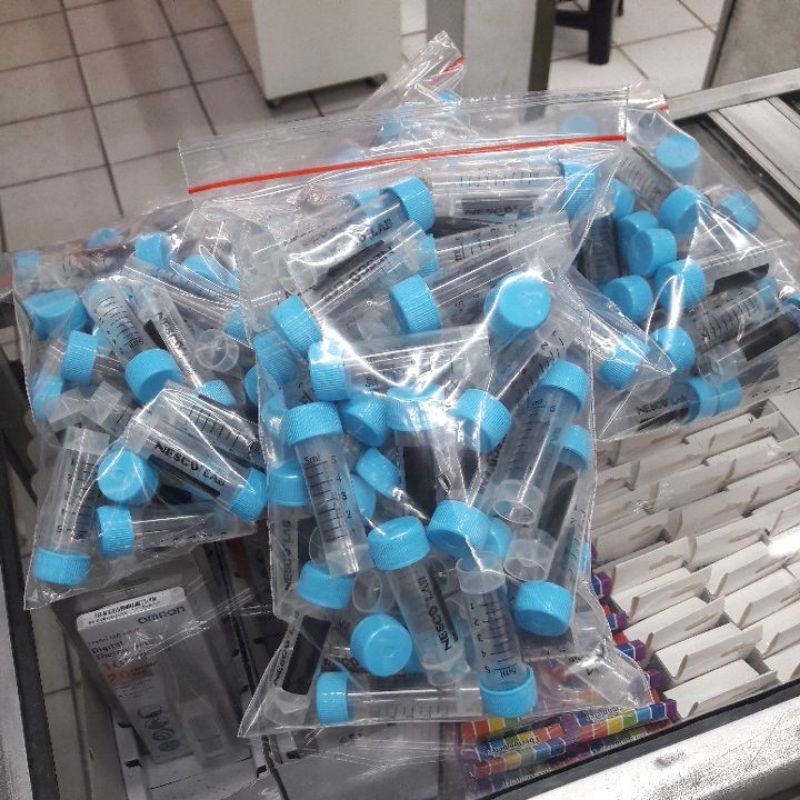 Jual Cryovial tube sample tutup biru 5ml isi 50pcs | Shopee Indonesia