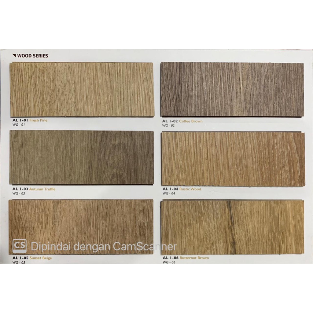 Vinyl Plank Alvera Tebal 3mm - Lantai Vinyl Kayu Murah