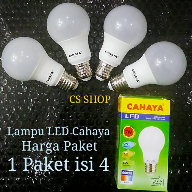 Lampu LED 7watt paketan 4 pcs