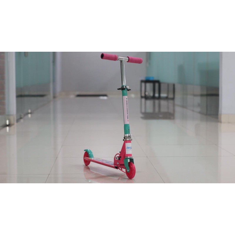 Khusus Gojek/Grab Instan Skuter Anak Roda 2 & 3  Element RMB SNI & Scooter RD3 D007 Avengers & Frozen Papan Skateboard Murah-Pink