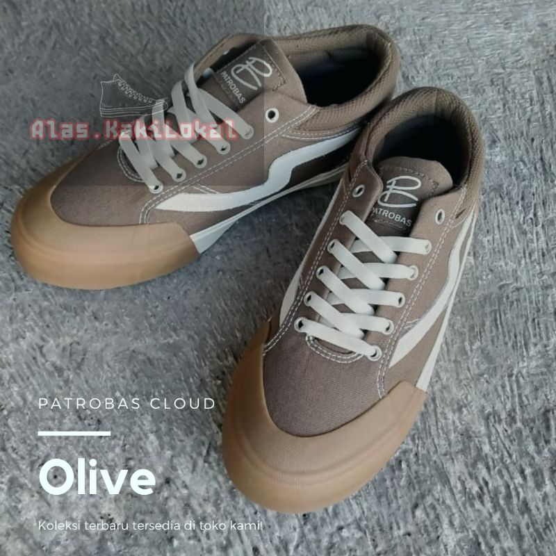 Sepatu Patrobas Cloud Olive Low/High