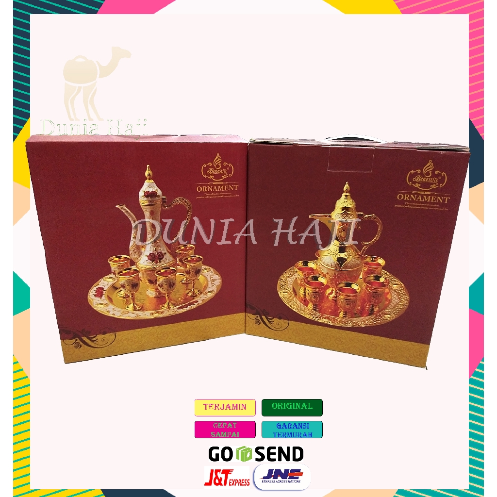 Gelas Coffe Set Khas Arab Oleh Oleh Haji dan Umroh Pcs Gelas Coffe Set Khas Arab Oleh Oleh Haji dan Umroh Pcs