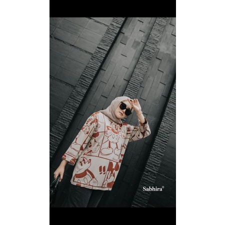 OVERSIZE KAOS SABHIRA MIKIMOUSE