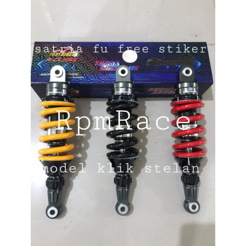 SHOK SHOCKBREAKER FASTBIKES BELAKANG SATRIA FU MODEL KLIK FREE STIKER TOKO