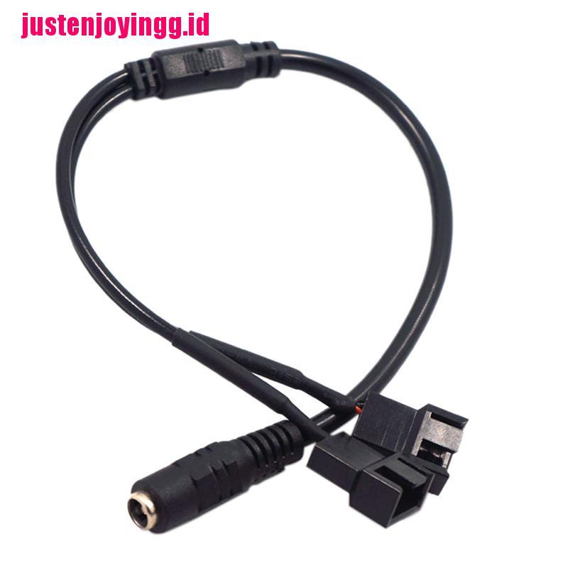 Kabel Power Adapter DC 5521 Ke 4Pin PWM 4Pin 2 Arah Untuk Komputer PC