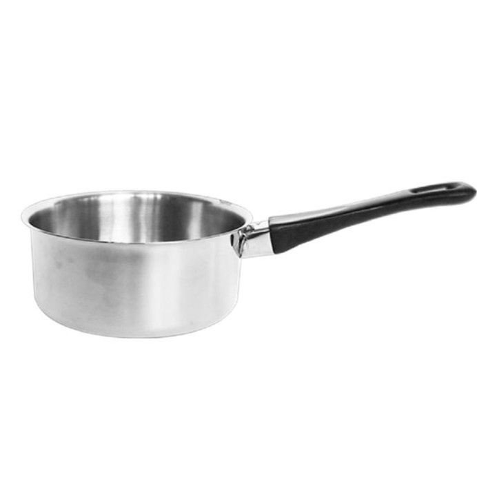 Panci Sauce Pan Milk Pot Stainless Stenlis Rebus Air Mie Susu Saus Panci Serbaguna Pegangan Gagang Di 16 cm