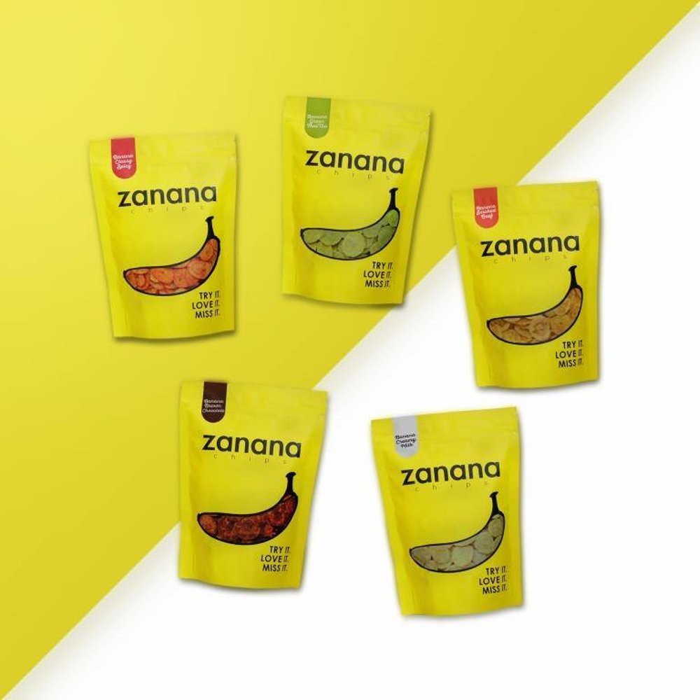 

Paket 5pcs Zanana Chips Keripik Pisang Kekinian Terbaik