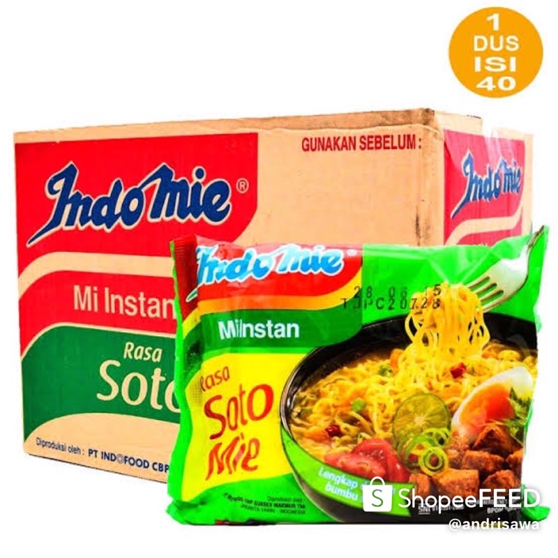 

Indomie Rasa Soto Ayam @dus 40pcs
