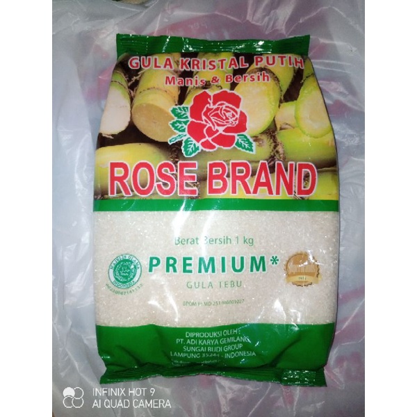 

gula rose brand / random gula pasir gula kemasan asli dari tebu 1 kg