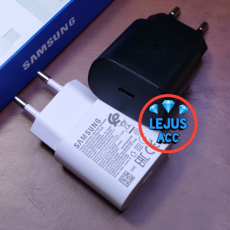 Batok Adapter Charger Samsung A33 - A53 - A73 5G 25W Fast Charging Original