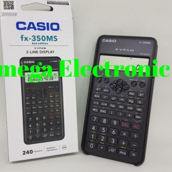 

Terbaik, Casio FX 350 MS - Scientific Kalkulator Kuliah Sekolah Calculator FX-350MS 2nd Edition, Qt0