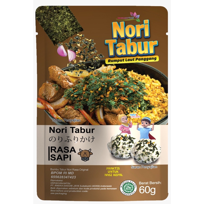 Nori Tabur Rumput Laut Panggang 60g Halal