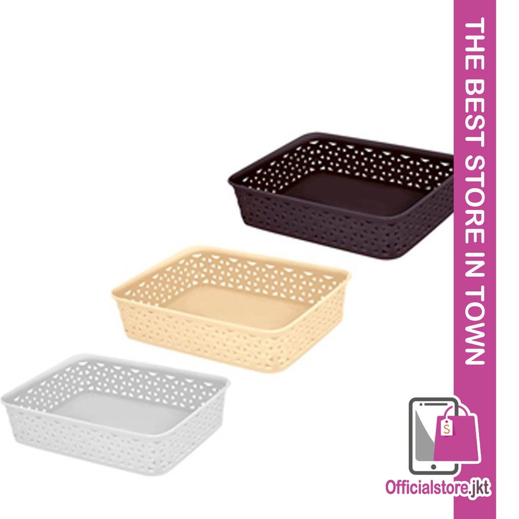 OSJ - Keranjang Aksesoris Stationary Serbaguna - Keranjang Tempat Kosmetik Castalla M Hw 5791