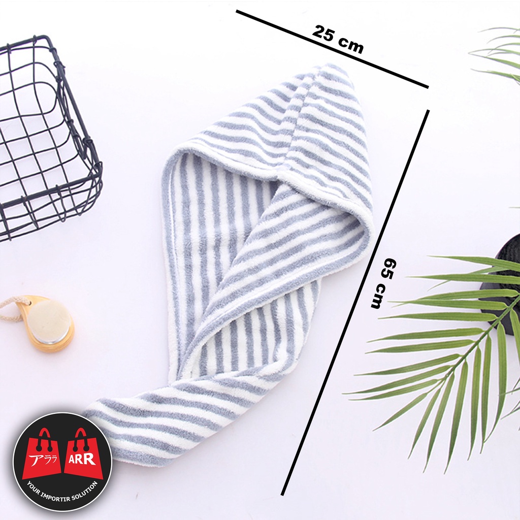 Handuk Kepala Hair Towel Microfiber Daya Serap Super Kualitas Import Premium