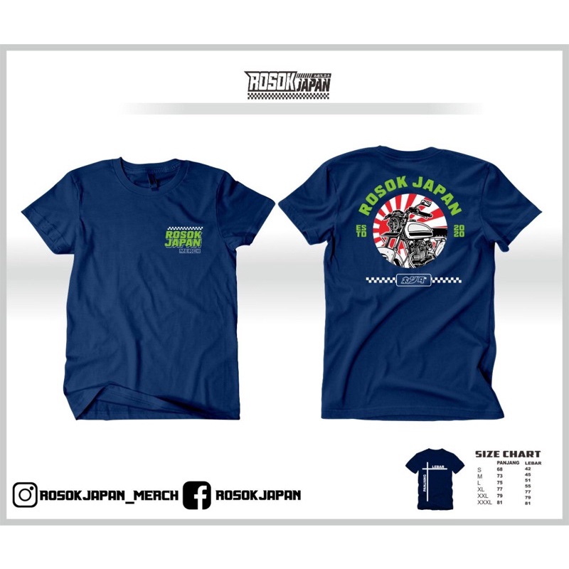 Rosok japan Kaos CB Kaos herex 002