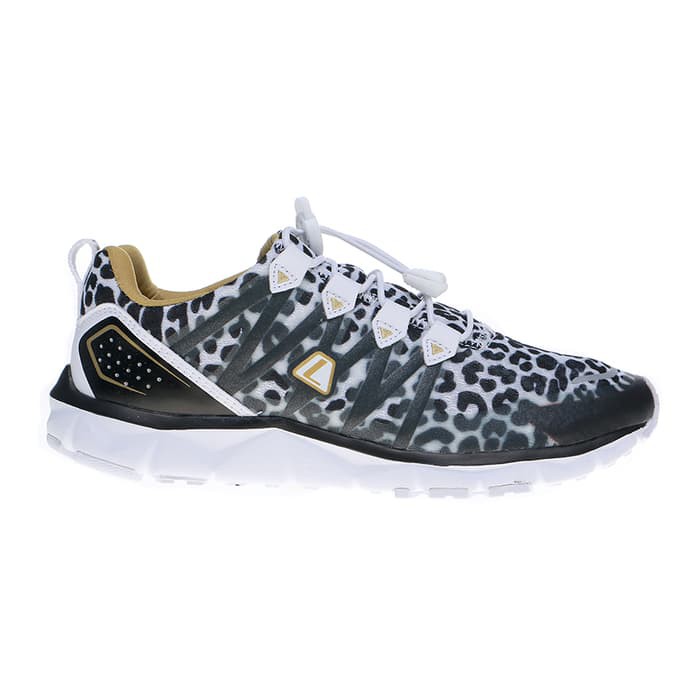 League Kumo 1.5 Sepatu Lari Unisex - White Black Rich Gold [102306113]