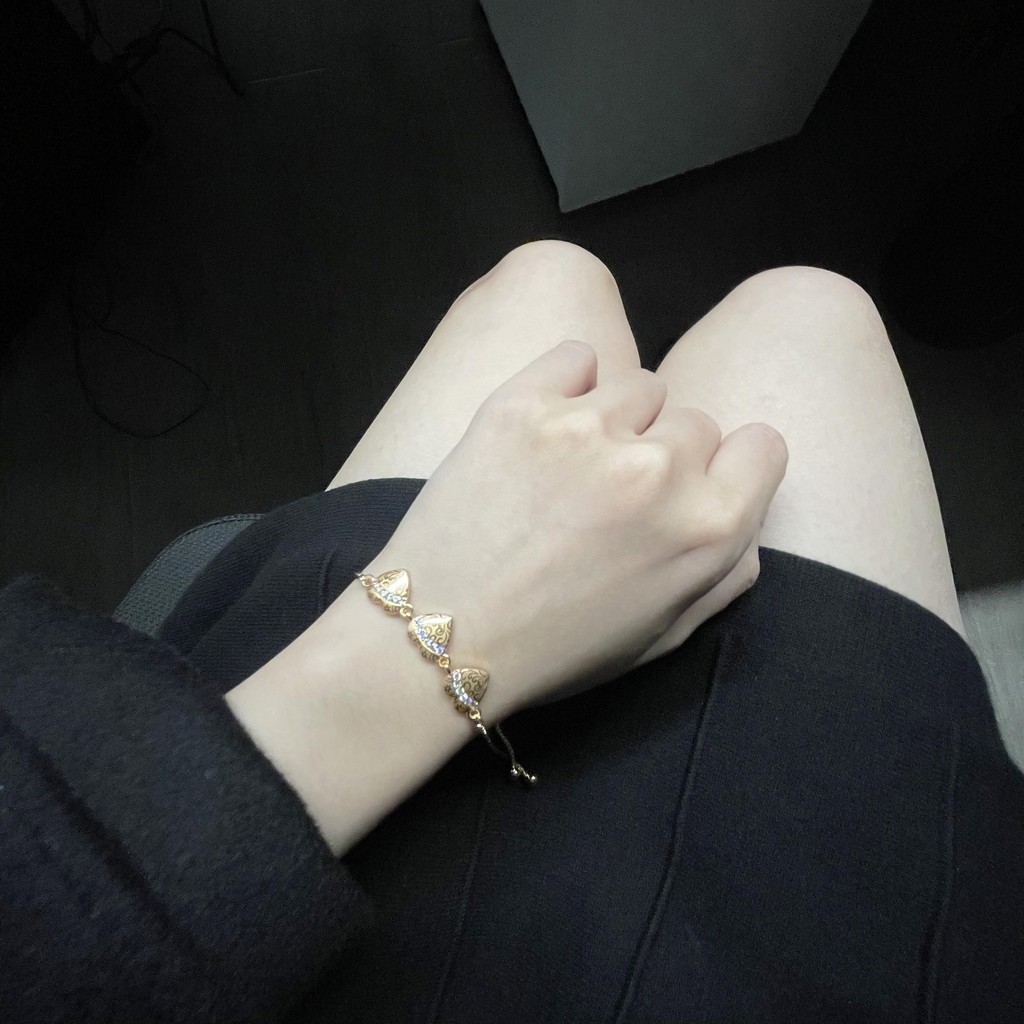 Gelang Wanita Korea / Gelang Serut Titanium Wanita / Gelang Murah /Gelang Kekinian / Gelang Wanita Murah D382