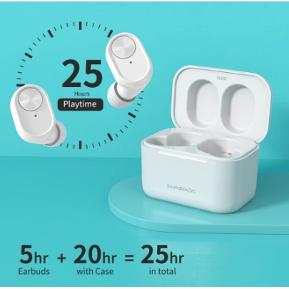 SoundMAGIC T60BT True Wireless Earbuds Bluetooth TWS Earphone Budget WaterProof Mic