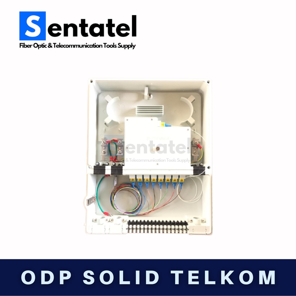 ODP Solid Telkom 16C No Brand Lengkap 9 Adaptor dan 1 Splitter1x8