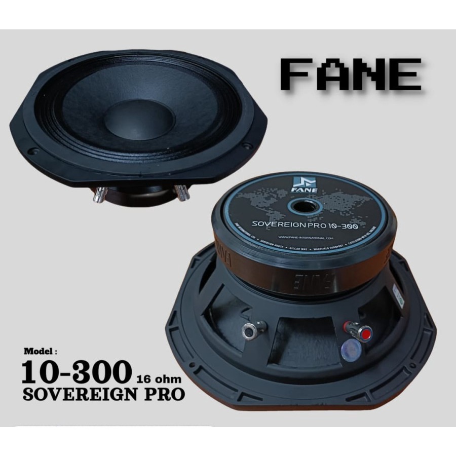 SPEAKER FANE SOVEREIGN PRO 10-300 SPEAKER 10 INCH 10 300