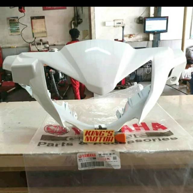 Batok depan jupiter MX new 135 putih original Yamaha