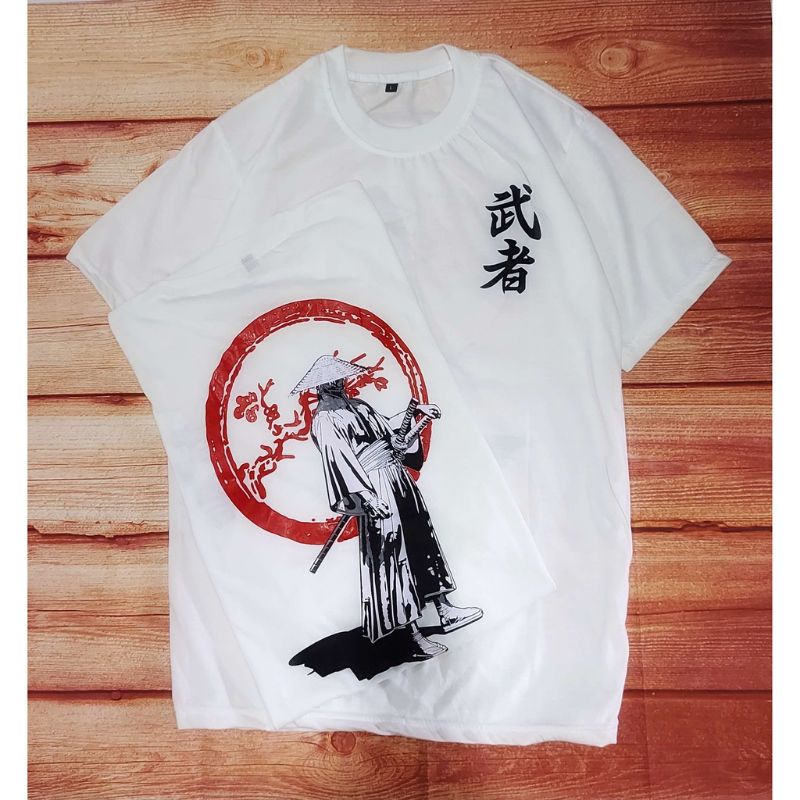 BAJU COWOK/BAJU DISTRO/KAOS PRIA/KAOS DITRO/KOAS SAMURAI JEPANG DISTRO/KAOS KEKINIAN