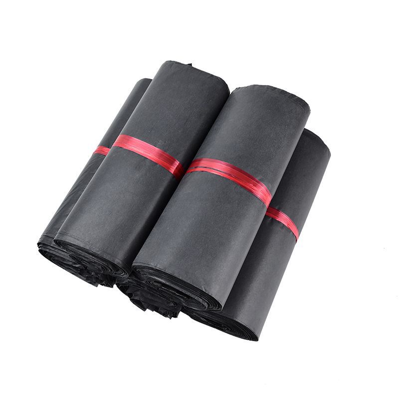 

100 Lembar Plastik Packing / Plastik Polymailer Warna Hitam Ukuran 17 X 30