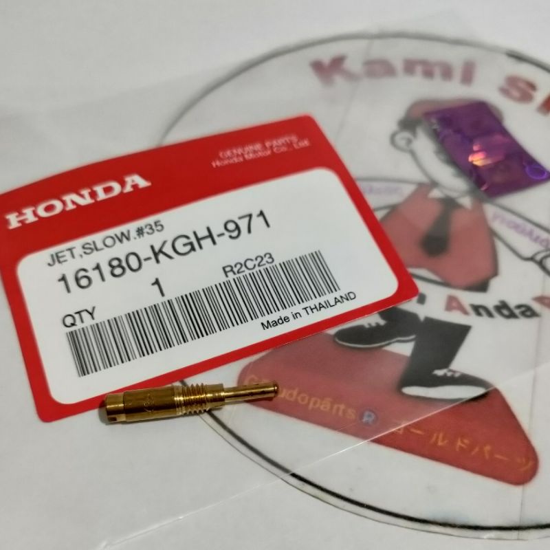 16180-KGH-971 JET SLOW #35 Pilot jet CS1 Beat Vario Spacy Scoopy carbu original