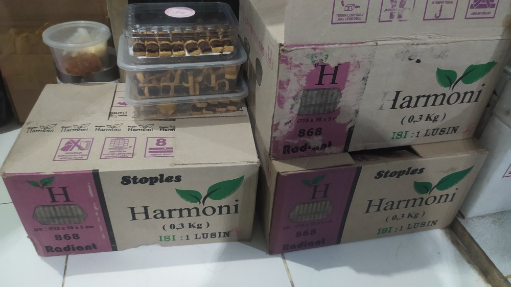 @12 Pcs Toples Kue Kering Persegi Panjang 300 Gram 868 ( Merk Easy Top) Khusus Gojek