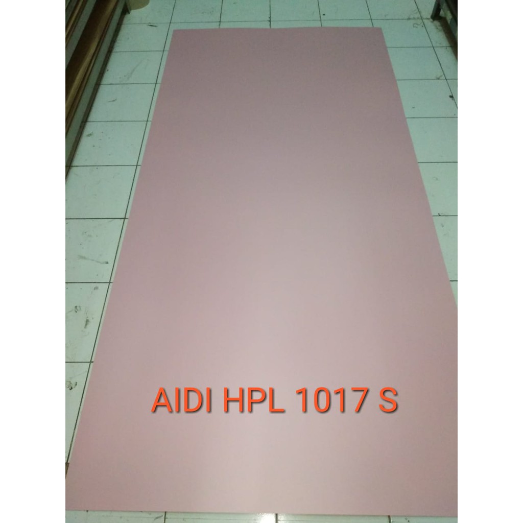 AH 1017S BLACKPINK HPL PINK SOFT POLOS HPL SOLID HPL POLOS HPL AIDI 1017 S