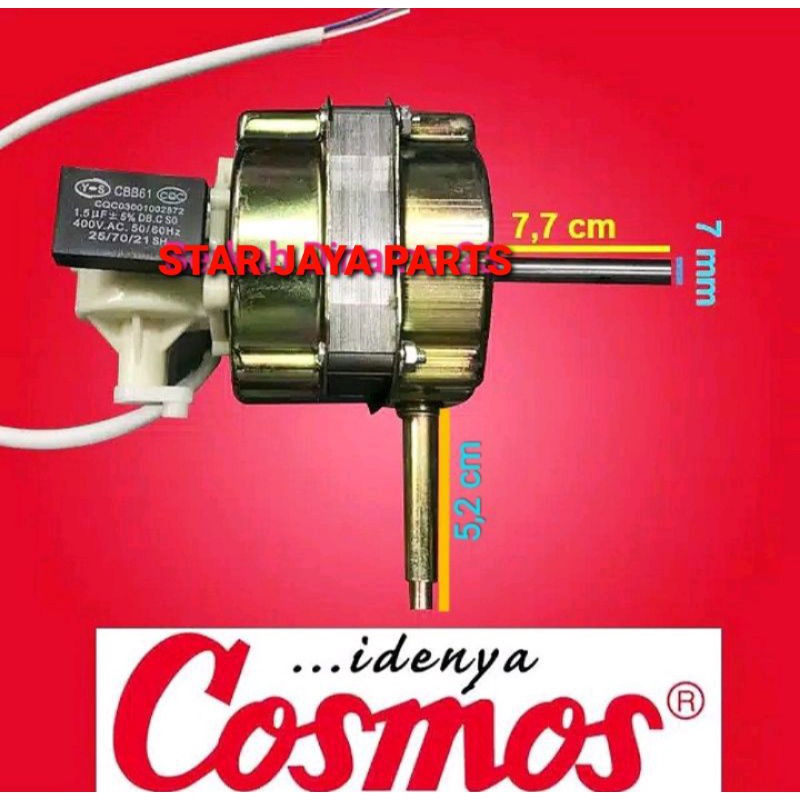 Dinamo Kipas [Cosmos 16-SN Twino] Mesin Motor Fan Dinamo Kipas Angin Duduk Berdiri 16 inch