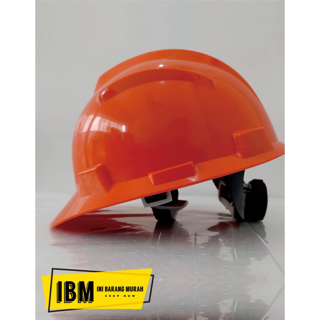 PROMO-HELM PROYEK / TOPI PROYEK ORANGE DALAMAN PUTAR / ORANGE SAFETY HELMET  FAST TRACK