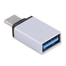 Adapter  OTG Type C atau Type Micro USB to USB PORT 3.0 SILVER