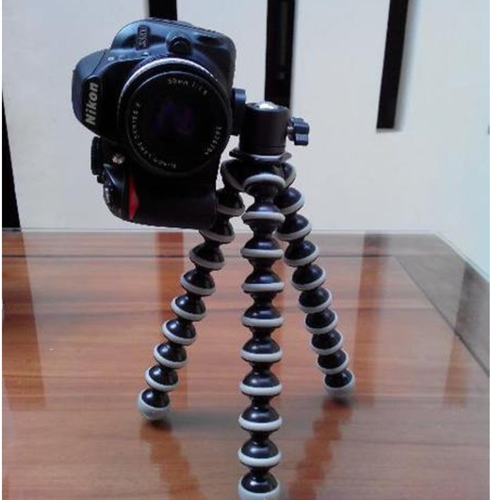Gorillapod Ballhead Tripod fleksibel gorilapod mini ballhead tripod mirrorless dslr vlog + Holder