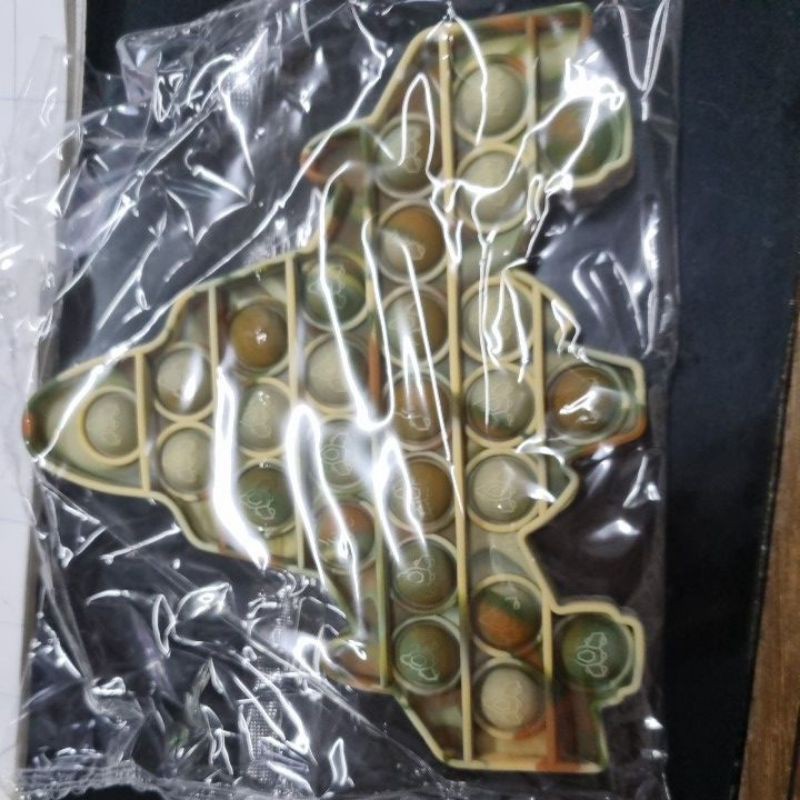 POP IT FIDGET TOY / POP IT PREMIUM ADA EMBOSSNYA / POP IT MURAH / POP IT FIDGET TOYS-Pesawat army