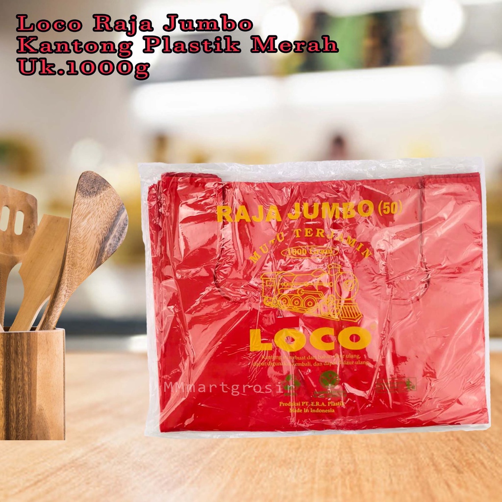 Loco Raja Jumbo / Kantong Plastik Merah / 1000g