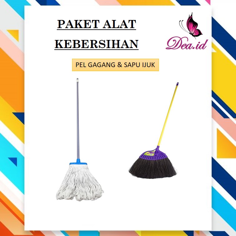 [DEASHOP] PAKET PEL GAGANG - SAPU IJUK - SAPU SENAR - SAPU LIDI KASUR