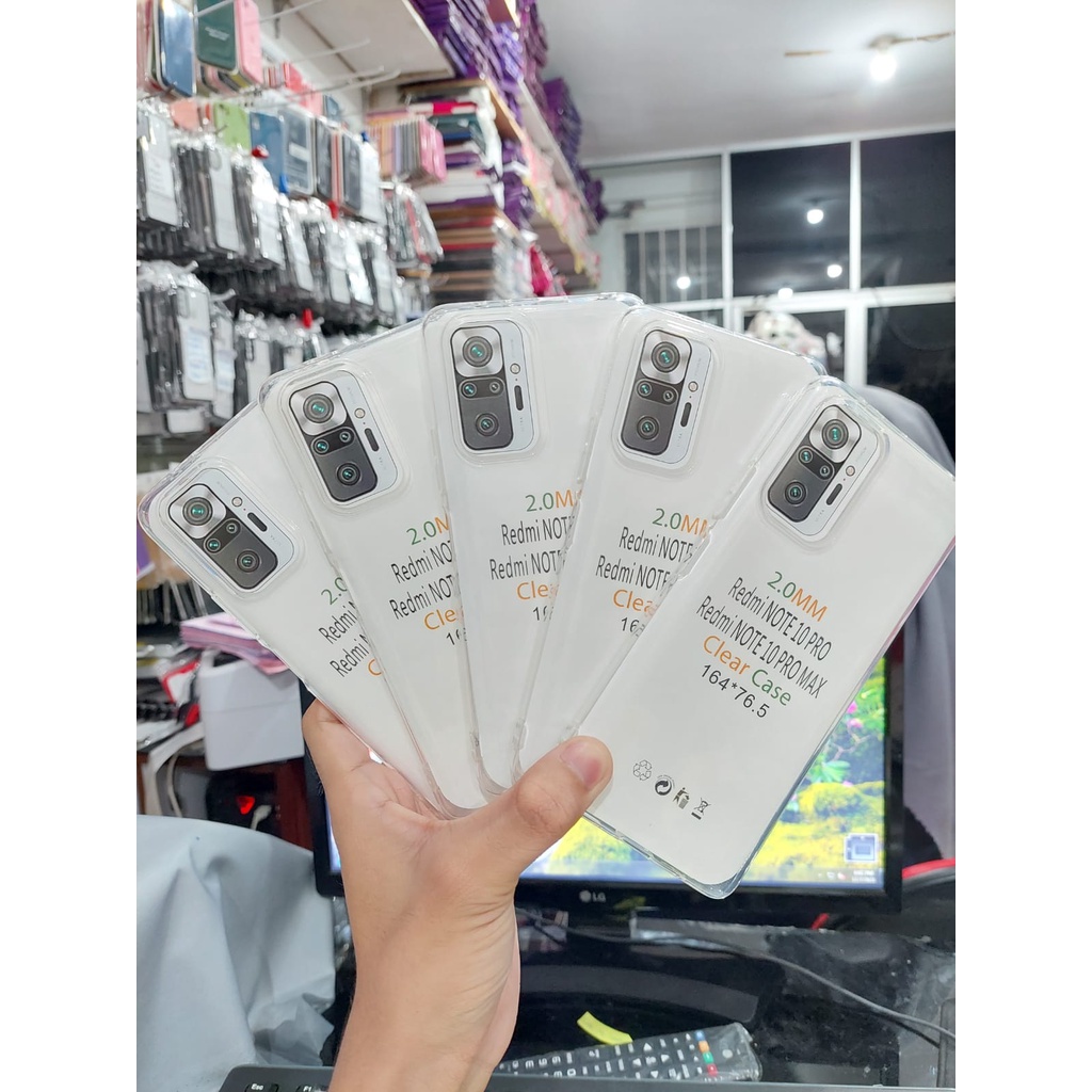 SoftCase OEM Transparan Xiaomi Redmi Note 10 Pro 6.67 Inchi UltraThin 2.0mm SUPER CLEAR