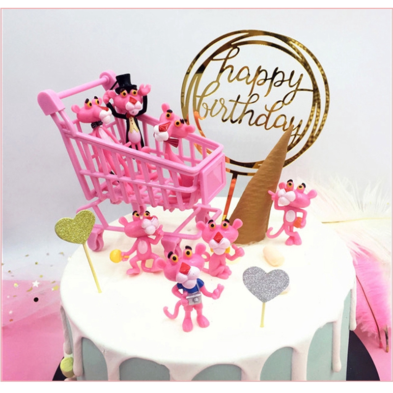 Topper Kue Desain Happy Birthday Bahan Akrilik, 9 Tipe