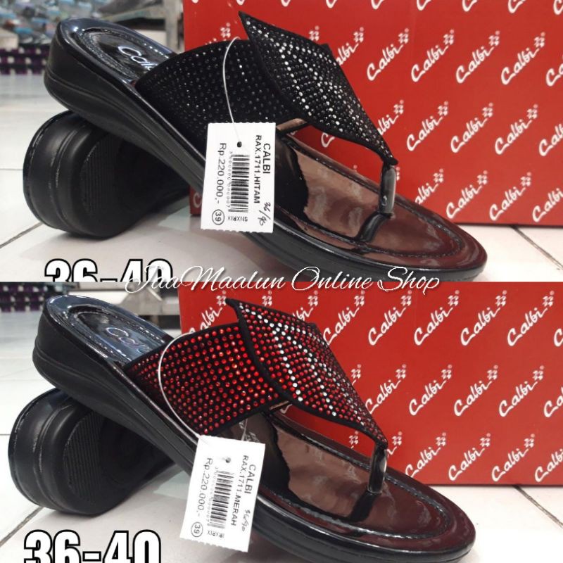 Calbi RAX.1711 / Sandal model Japit motif Daun Original Calbi