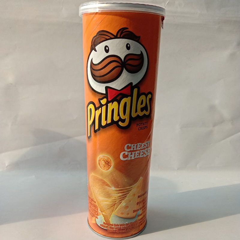 

PRINGLES POTATO CRISPS CHEESY CHEESE 107gr