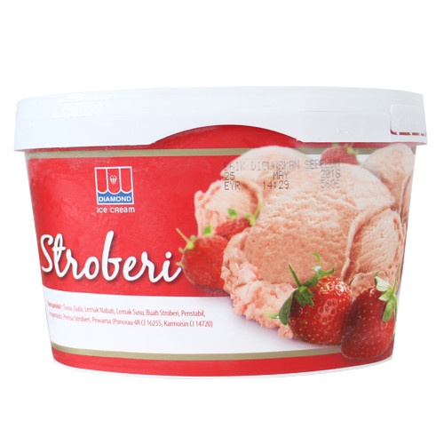 

Es Krim Diamond Stoberi / Diamond Ice Cream Strawberry 700 Ml