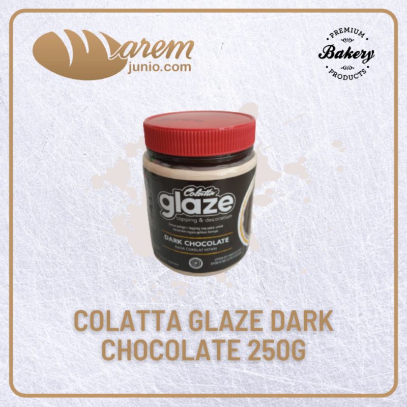 

Colatta Glaze Dark Chocolate In Jar 250 Gram