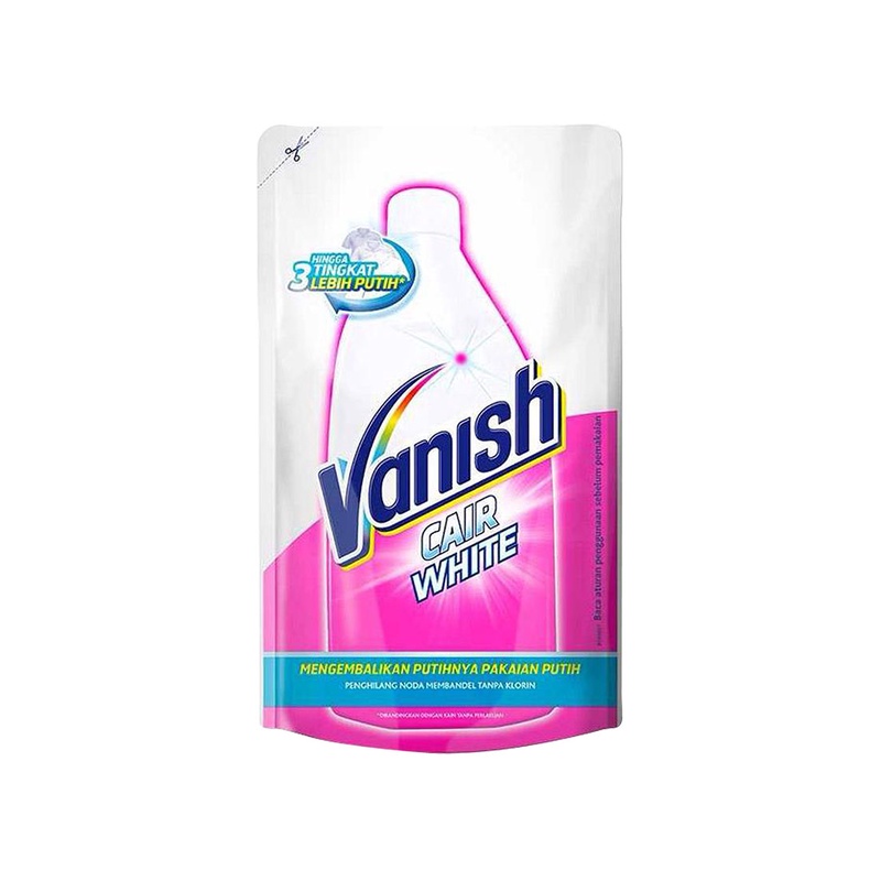 PEMUTIH PENGHILANG NODA PAKAIAN VANISH WHITE 425 ML PERAWATAN PAKAIAN